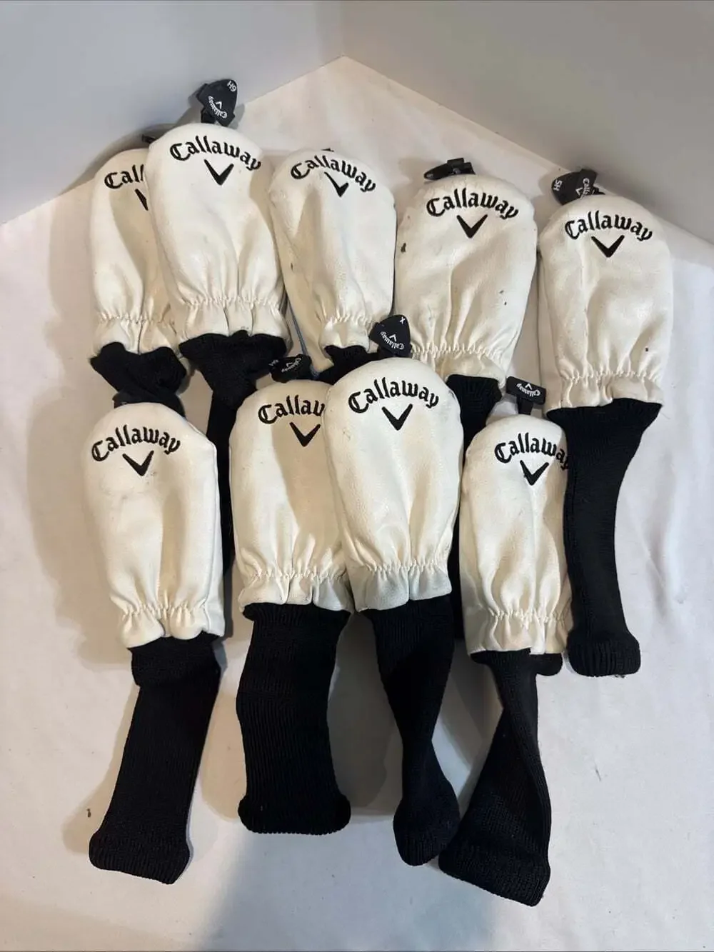 Callaway Lady XR  Adjustable Tag Fair Condition Hybrid Headcover Lot Of 9